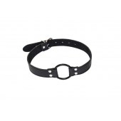 Черный кляп-кольцо Modesty - Lola Games - купить с доставкой в Кисловодске