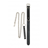 Черный ошейник с поводком Wild - Lola Games - купить с доставкой в Кисловодске