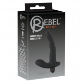 Черный вибромассажер простаты Naughty Finger Prostate Vibe - 13,8 см. - Orion - в Кисловодске купить с доставкой
