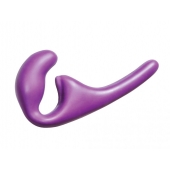 Фиолетовый безремневой страпон Seduction - 20,5 см. - Lola Games - купить с доставкой в Кисловодске