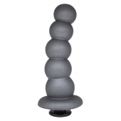 Черная насадка-елочка PLATINUM 6  - 17 см. - LOVETOY (А-Полимер) - купить с доставкой в Кисловодске