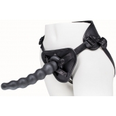 Пояс харнесс BEST UNI strap с 2 насадками - 18 и 22 см. - LOVETOY (А-Полимер) - купить с доставкой в Кисловодске