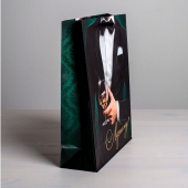 Бумажный пакет «Лучшему!» - 23 х 27 см. - Сима-Ленд - купить с доставкой в Кисловодске