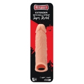Телесная насадка EXTENDER WITH BALL STRAP 6.5 - 17 см. - Dream Toys - в Кисловодске купить с доставкой