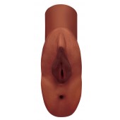 Коричневый мастурбатор Perfect Pussy Double Stroker - Pipedream - в Кисловодске купить с доставкой