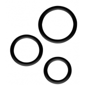 Набор из 3 эрекционных колец SILICONE COCKRINGS - Dream Toys - в Кисловодске купить с доставкой