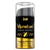Жидкий интимный гель с эффектом вибрации Vibration! Vodka Energy - 15 мл. - INTT - купить с доставкой в Кисловодске