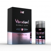 Жидкий интимный гель с эффектом вибрации Vibration! Bubble Gum - 15 мл. - INTT - купить с доставкой в Кисловодске