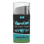Жидкий интимный гель с эффектом вибрации Vibration! Gin   Tonic - 15 мл. - INTT - купить с доставкой в Кисловодске