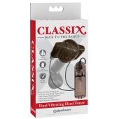 Дымчатый вибростимулятор головки пениса Dual Vibrating Head Teaser - Pipedream - в Кисловодске купить с доставкой