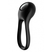 Черное эрекционное виброкольцо Majestic Duo - Satisfyer - в Кисловодске купить с доставкой