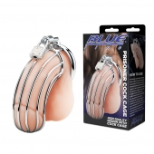 Металлическая клетка Prisoner Cock Сage с замком - BlueLine - купить с доставкой в Кисловодске