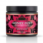 Пудра для тела Honey Dust Body Powder с ароматом клубники - 170 гр. - Kama Sutra - купить с доставкой в Кисловодске