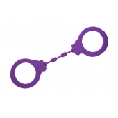 Фиолетовые силиконовые поножи Limitation - Lola Games - купить с доставкой в Кисловодске