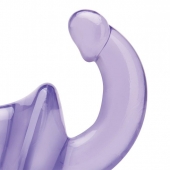 Фиолетовый безремневой страпон Strapless Strap-On - Lux Fetish - купить с доставкой в Кисловодске