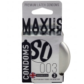 Экстремально тонкие презервативы в железном кейсе MAXUS Extreme Thin - 3 шт. - Maxus - купить с доставкой в Кисловодске