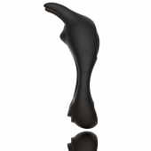 Черное эрекционное кольцо с двумя моторами Zeus Dual Vibe Cock Ring - FeelzToys - в Кисловодске купить с доставкой