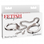 Металлические наручники Metal Leg Cuffs - Pipedream - купить с доставкой в Кисловодске
