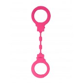 Розовые силиконовые наручники - Le Frivole - купить с доставкой в Кисловодске