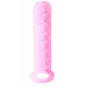 Розовый фаллоудлинитель Homme Long - 13,5 см. - Lola Games - в Кисловодске купить с доставкой