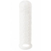 Белый фаллоудлинитель Homme Long - 15,5 см. - Lola Games - в Кисловодске купить с доставкой