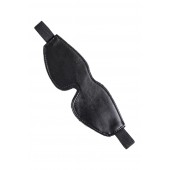 Черная маска Anonymo из искусственной кожи - ToyFa - купить с доставкой в Кисловодске