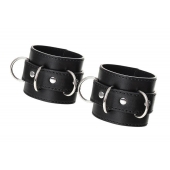 Черные наручники Anonymo на сцепке - ToyFa - купить с доставкой в Кисловодске