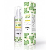 Разогревающее массажное масло Gourmet Spearmint Organic с органическими ингредиентами - 50 мл. - Exsens - купить с доставкой в Кисловодске