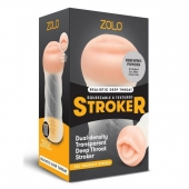 Мастурбатор-ротик ZOLO DEEP THROAT - Zolo - в Кисловодске купить с доставкой