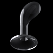 Прозрачный стимулятор простаты Flawless Clear Prostate Plug - 15 см. - Lovetoy - в Кисловодске купить с доставкой