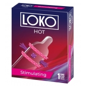 Стимулирующая насадка на пенис LOKO HOT с возбуждающим эффектом - Sitabella - в Кисловодске купить с доставкой