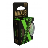 Презервативы в пластиковом кейсе MAXUS AIR Mixed - 3 шт. - Maxus - купить с доставкой в Кисловодске
