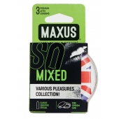 Презервативы в пластиковом кейсе MAXUS AIR Mixed - 3 шт. - Maxus - купить с доставкой в Кисловодске