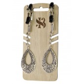 Изысканные зажимы на соски с подвесками  Шахерезада - Sitabella - купить с доставкой в Кисловодске