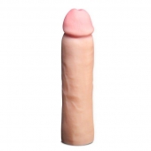 Телесная фаллическая насадка на пенис Magnum Xtender - 23 см. - Blush Novelties - в Кисловодске купить с доставкой