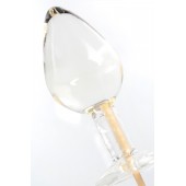 Прозрачный леденец в форме малой анальной пробки со вкусом пина колада - Sosuчki - купить с доставкой в Кисловодске