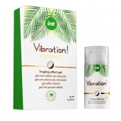 Возбуждающий гель с ароматом кокоса Vibration Coconut - 15 мл. - INTT - купить с доставкой в Кисловодске