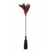 Стек-щекоталка Sweet Caress Feather Whip - 58 см. - Sweet Caress - купить с доставкой в Кисловодске