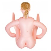 Надувная секс-кукла с реалистичной головой и поднятыми ножками - ToyFa - в Кисловодске купить с доставкой