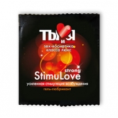 Разогревающий гель-лубрикант Stimulove Strong в одноразовой упаковке - 4 гр. - Биоритм - купить с доставкой в Кисловодске