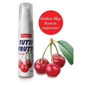 Гель-смазка Tutti-frutti с вишнёвым вкусом - 30 гр. - Биоритм - купить с доставкой в Кисловодске