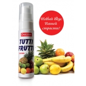 Гель-смазка Tutti-frutti со вкусом тропических фруктов - 30 гр. - Биоритм - купить с доставкой в Кисловодске