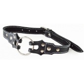 Кляп-рамка на ремешках с контрастной строчкой - Sitabella - купить с доставкой в Кисловодске