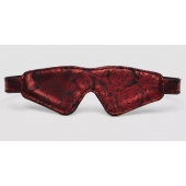 Двусторонняя красно-черная маска на глаза Reversible Faux Leather Blindfold - Fifty Shades of Grey - купить с доставкой в Кисловодске
