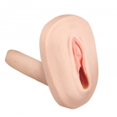Мастурбатор-вагина с вибрацией и выносным пультом управления REALSTUFF SMOOTH   BALD - Dream Toys - в Кисловодске купить с доставкой