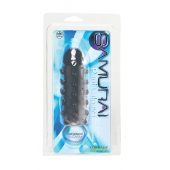 Дымчатая стимулирующая насадка с закрытой головкой SAMURAI PENIS SLEEVE BLACK - 14,5 см. - NMC - в Кисловодске купить с доставкой