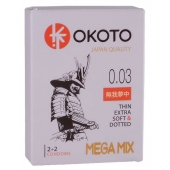 Набор из 4 презервативов OKOTO MegaMIX - Sitabella - купить с доставкой в Кисловодске