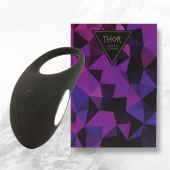 Черное эрекционное виброкольцо Thor Cockring - FeelzToys - в Кисловодске купить с доставкой