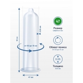 Презервативы MY.SIZE размер 47 - 3 шт. - My.Size - купить с доставкой в Кисловодске