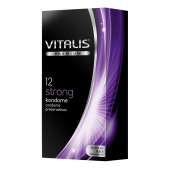 Презервативы с утолщённой стенкой VITALIS PREMIUM strong - 12 шт. - Vitalis - купить с доставкой в Кисловодске